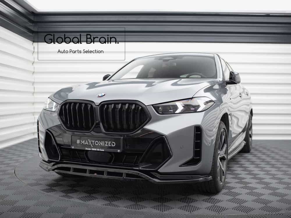 楽天市場】BMW X6 G06 後期 Mスポーツ フロント リップ スポイラー V2