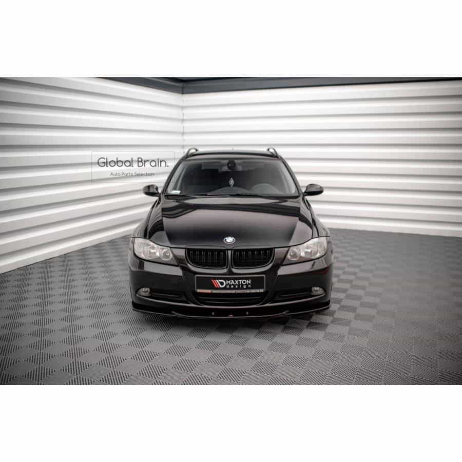 BMW 3シリーズ E90 E91 前期 フロント リップ スポイラー V2 / bmw スプリッター ディフューザー エアロ パーツ カスタム チューン｜グローバルブレイン