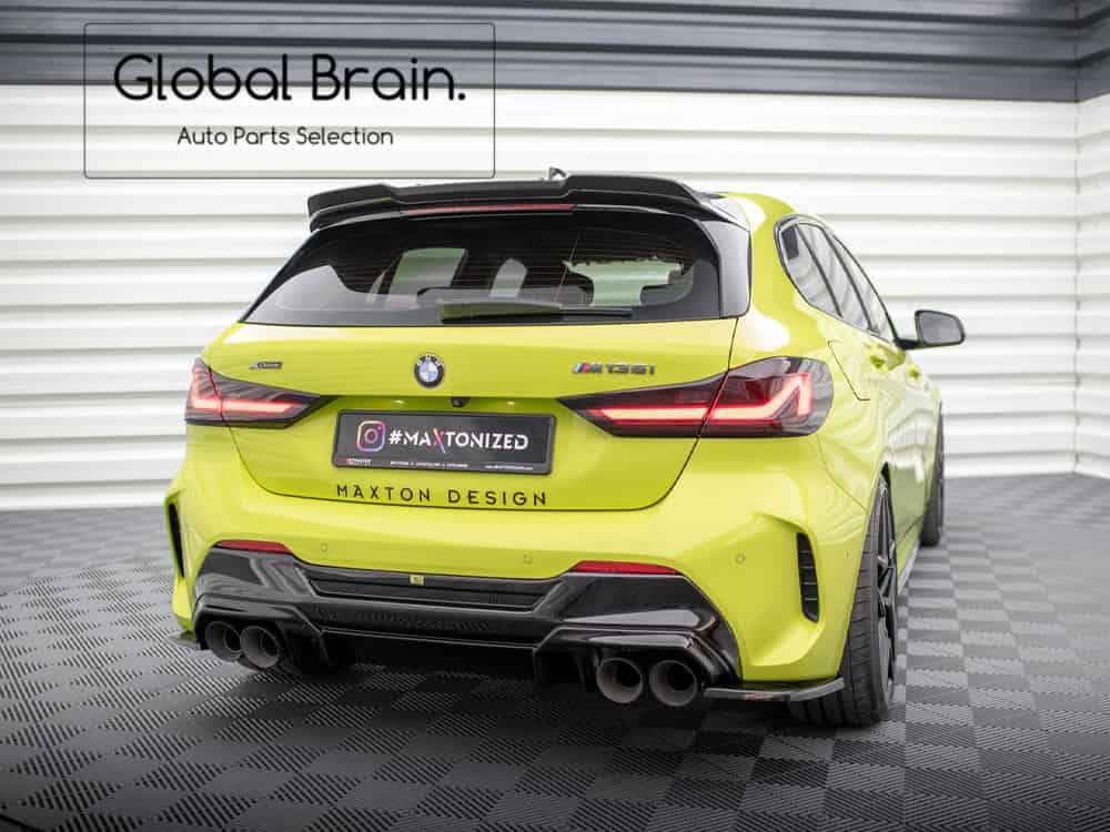 BMW 1シリーズ F40 M135i Mスポーツ リア サイド スプリッター V10 (リアディフューザーV2装着車専用) / BMW スプリッター ディフューザー エアロ パーツ カスタム チューン｜グローバルブレイン