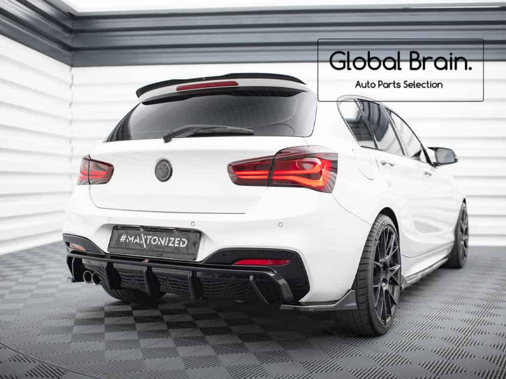 BMW 1シリーズ F20 Mスポーツ/ M140i リア サイド スプリッター スパッツ V4/ BMW スプリッター ディフューザー エアロ パーツ カスタム チューン｜グローバルブレイン
