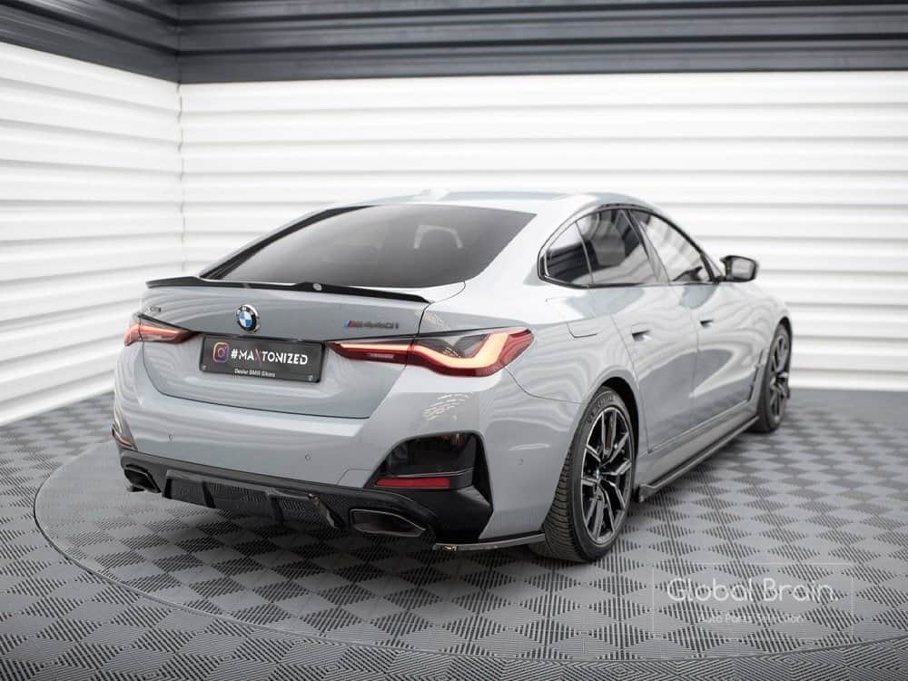 BMW 4シリーズ グランクーペ G26 M440i リア サイド スプリッター スパッツ V1/ bmw スプリッター ディフューザー エアロ パーツ カスタム チューン｜グローバルブレイン 25,830円