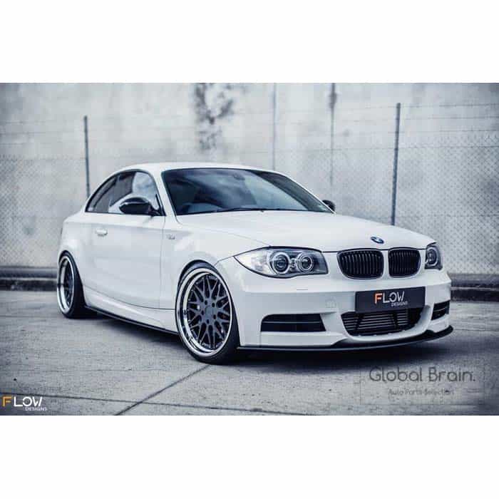 BMW 1シリーズ E82 E88 Mスポーツ - フロント リップ スポイラー / スプリッター ディフューザー エアロ パーツ flow design｜グローバルブレイン