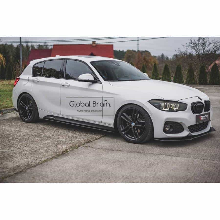 BMW 1シリーズ F20 Mスポーツ 後期 M140i サイド スカート カバー スポイラーV2/ bmw スプリッター ディフューザー エアロ パーツ カスタム チューン｜グローバルブレイン