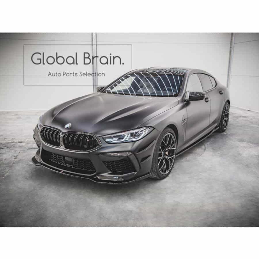BMW M8 F92 F93 フロント リップ スポイラー V2/ bmw スプリッター ディフューザー エアロ パーツ カスタム チューン｜グローバルブレイン