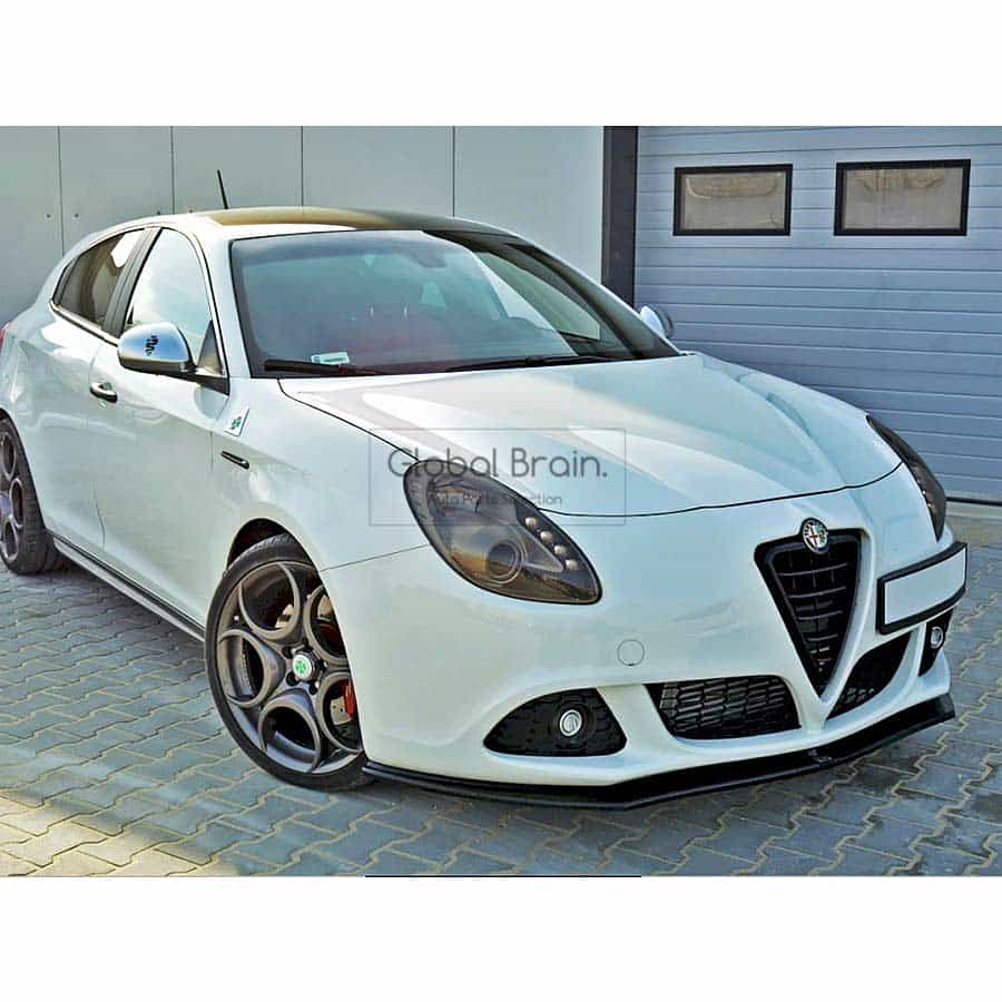 アルファロメオ ジュリエッタ 前期(2010~2015) - フロント リップ スポイラー / Alfa Romeo スプリッター ディフューザー エアロ パーツ カスタム チューン|グローバルブレイン