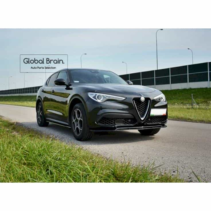 楽天市場】アルファロメオ ステルビオ ステルヴィオ クアドリフォリオ フロント リップ スポイラー/ ALFA ROMEO スプリッター  ディフューザー エアロ パーツ カスタム チューン : グローバルブレイン