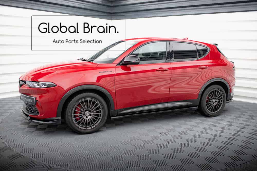 アルファロメオ トナーレ サイド スカート カバー スポイラー/ Alfa Romeo スプリッター ディフューザー エアロ パーツ カスタム チューン|グローバルブレイン