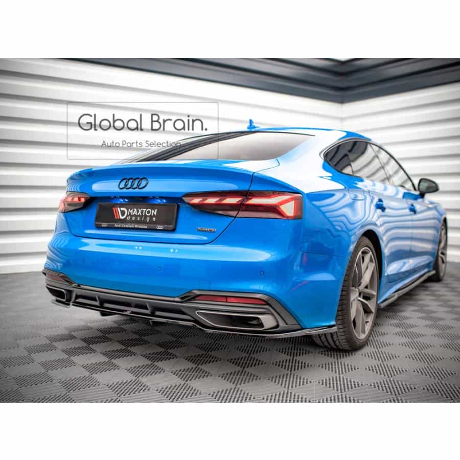 アウディ A5 Sライン F5 後期 リア ディフューザー/ Audi スプリッター ディフューザー エアロ パーツ カスタム チューン｜グローバルブレイン