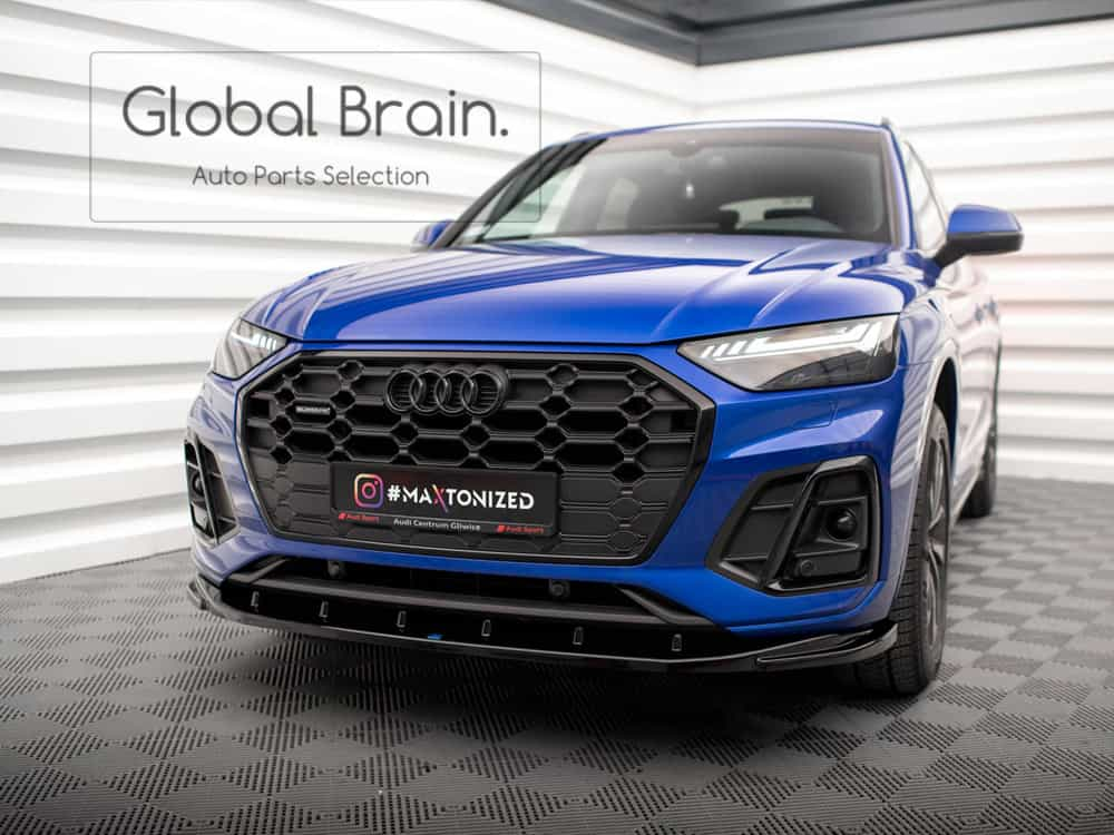 楽天市場】アウディ SQ5/Q5 Sライン スポーツバック/Q5 Sライン 後期 フロント リップ スポイラー V1/ Audi スプリッター  ディフューザー エアロ パーツ カスタム チューン : グローバルブレイン