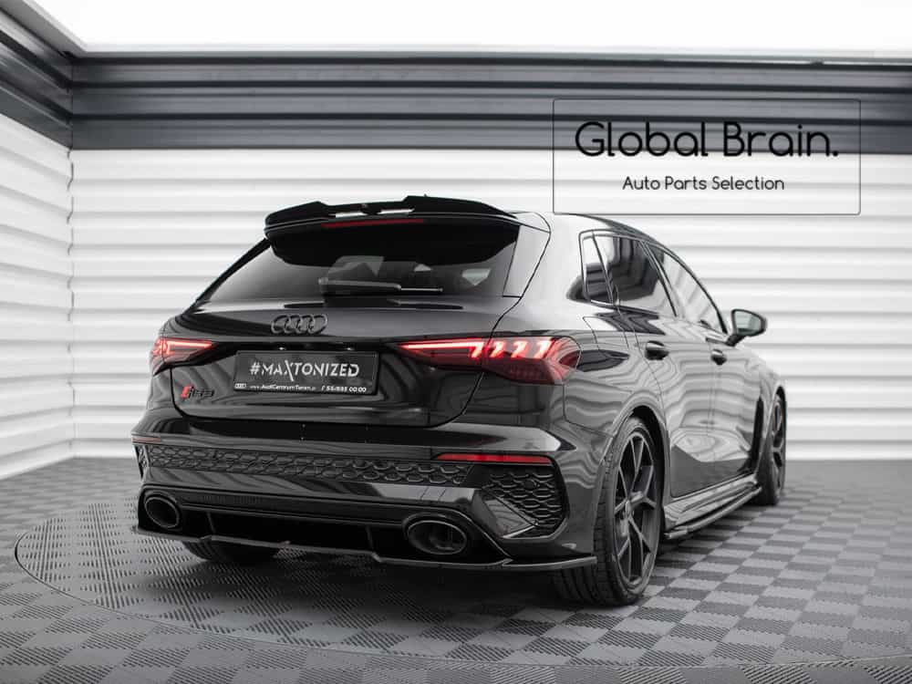 【楽天市場】アウディ Rs3 8y スポーツバック リア ディフューザー Audi スプリッター ディフューザー エアロ パーツ カスタム