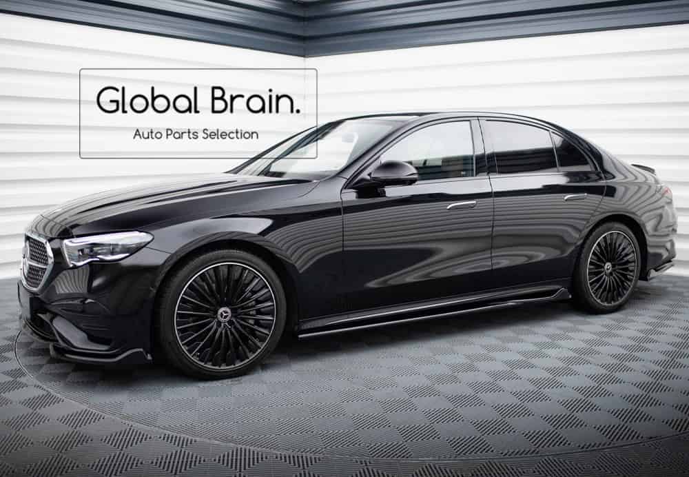 メルセデスベンツ Eクラス W214 AMGライン サイド スカート ディフューザー/ benz スプリッター ディフューザー エアロ パーツ カスタム チューン｜グローバルブレイン 40,235円