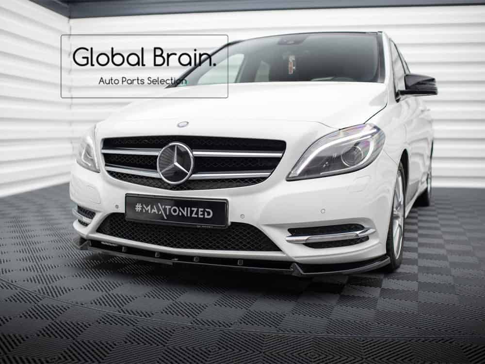 メルセデスベンツ Bクラス W246 前期 フロント リップ スポイラー/ benz スプリッター ディフューザー エアロ パーツ カスタム チューン｜グローバルブレイン