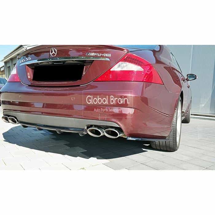メルセデスベンツ CLS W219 C219 前期 55AMG リア センター ディフューザー / benz スプリッター ディフューザー エアロ パーツ カスタム チューン｜グローバルブレイン