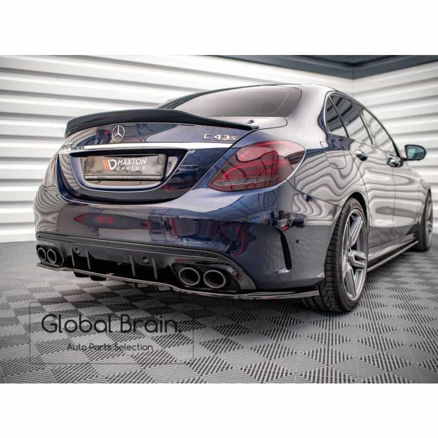 メルセデスベンツ Cクラス W205 C43 AMG 後期 - リア ディフューザー / スプリッター ディフューザー エアロ パーツ｜グローバルブレイン 44,940円