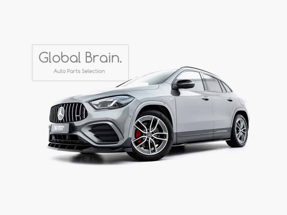 メルセデスベンツ GLA 35 AMG / AMGライン 後期 H247 サイド スカート ディフューザー/ benz スプリッター ディフューザー エアロ パーツ カスタム チューン｜グローバルブレイン