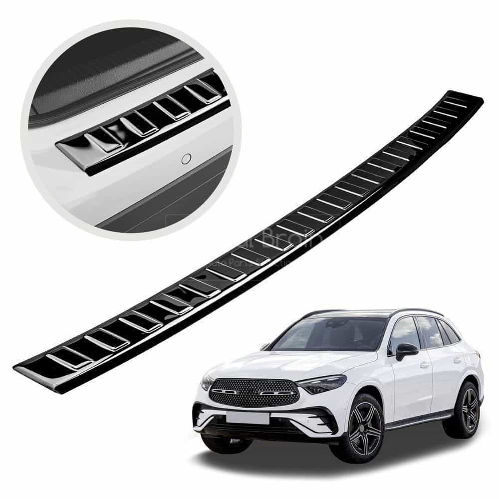 メルセデスベンツ GLC X254 リア バンパー プロテクター ガード / リア トリム カバー リア ゲート スポイラー ポリッシュブラック｜グローバルブレイン 24,747円