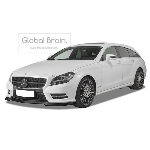 メルセデスベンツ CLS W218 C218 X218 AMGパッケージ フロント リップ スポイラー / フロント スプリッタ&mdash; バンパー アンダー ディフューザー スカート 416｜グローバルブレイン