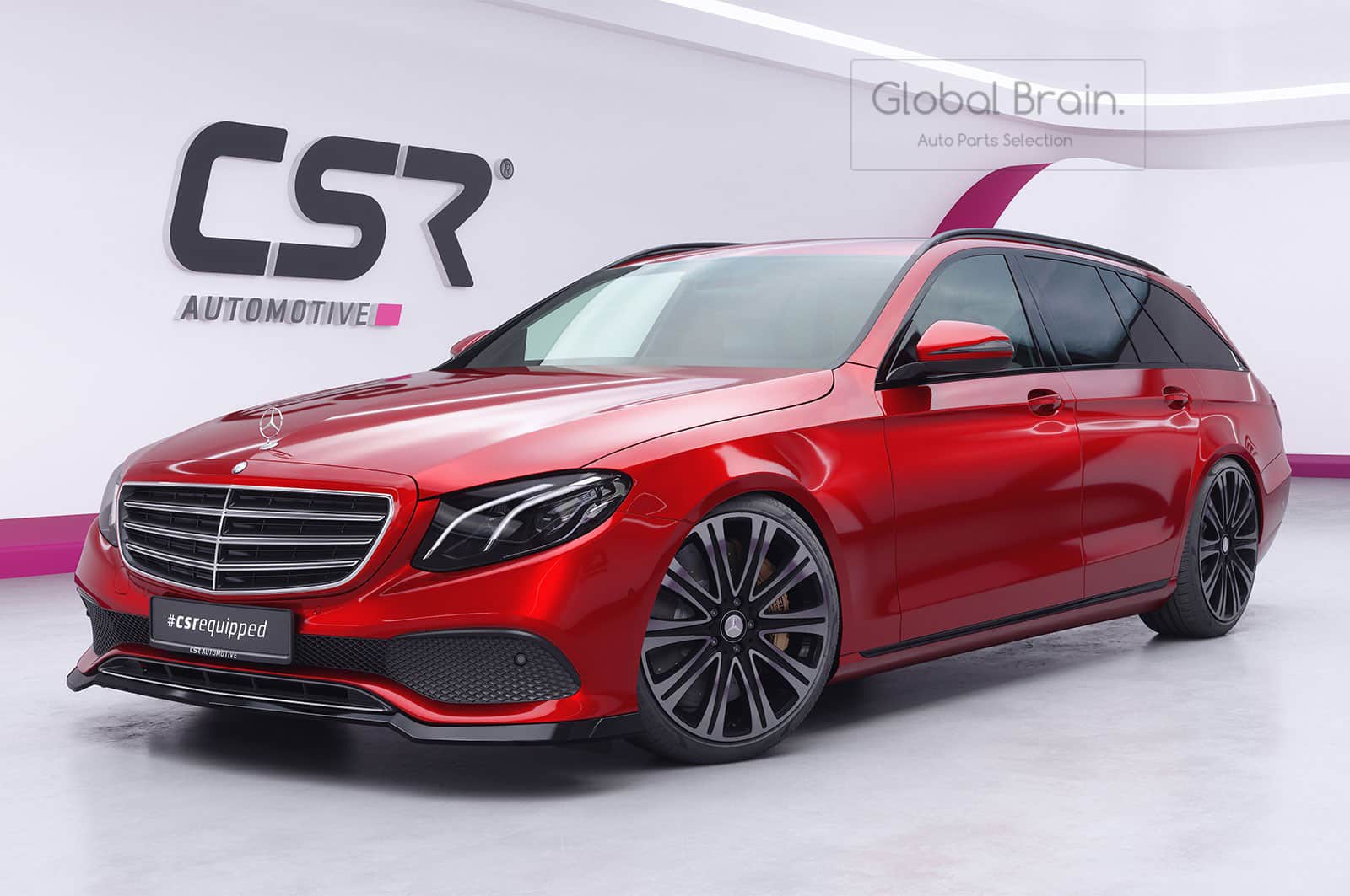 メルセデスベンツ Eクラス W213 S213 前期 エクスクルーシブ フロント リップ スポイラー/フロント スプリッター バンパー ディフューザー フラップ 012｜グローバルブレイン 55,620円