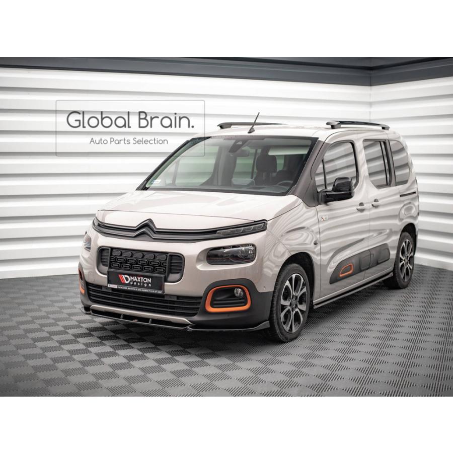 シトロエン ベルランゴ XTR フロント リップ スポイラー/ Citroen スプリッター ディフューザー エアロ パーツ カスタム チューン|グローバルブレイン