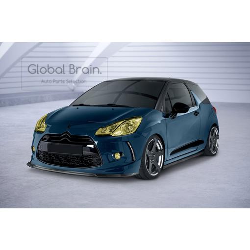2010-2016 シトロエン DS3 フロント リップ スポイラー / フロント スプリッタ&mdash; バンパー アンダー ディフューザー スカート 518｜グローバルブレイン