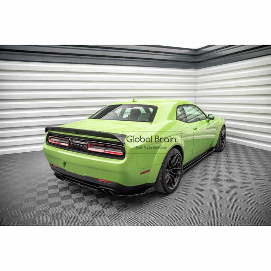 2019- ダッジ チャレンジャー SRT RT スキャットパック ワイドボディ リア サイド スプリッター / Dodge スプリッター ディフューザー エアロ パーツ カスタム チューン｜グローバルブレイン