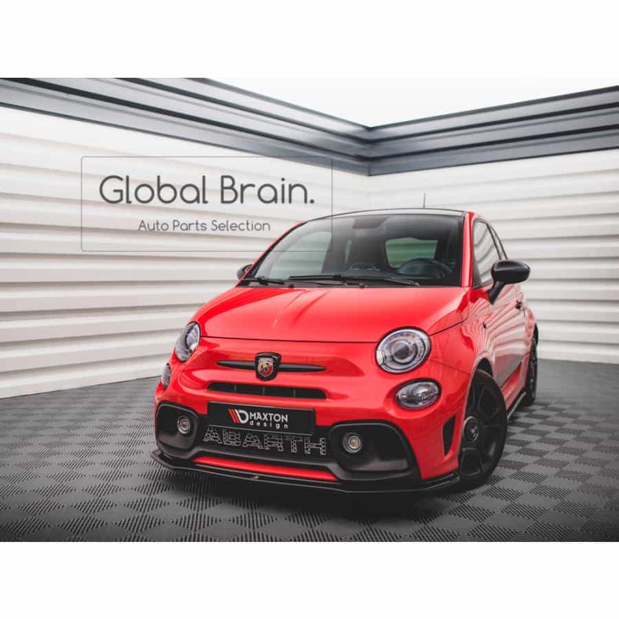 アバルト 595 フィアット フロント バンパー リップ スポイラー/ Fiat スプリッター ディフューザー エアロ パーツ カスタム チューン|グローバルブレイン