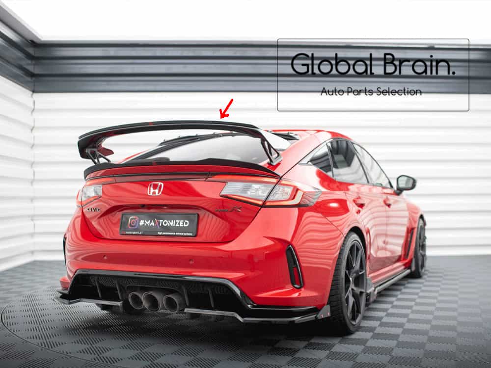 楽天市場】ホンダシビック タイプR FL5 リア ルーフ バイザー