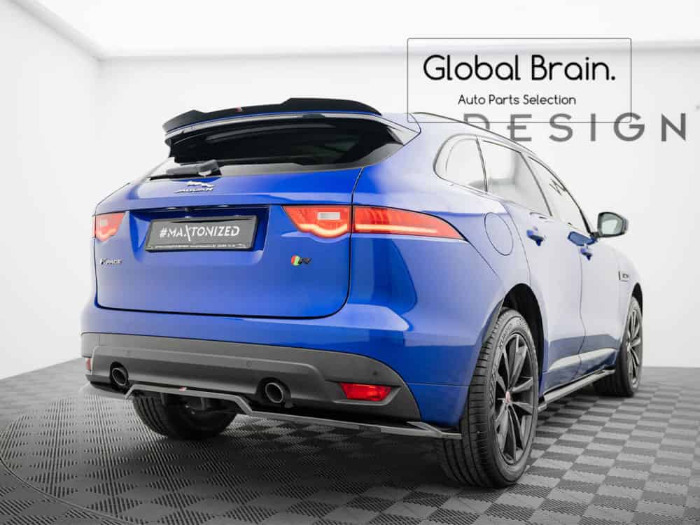 ジャガー Fペース Fペイス 前期 リア ディフューザー スポイラー/ Jaguar スプリッター ディフューザー エアロ パーツ カスタム チューン｜グローバルブレイン
