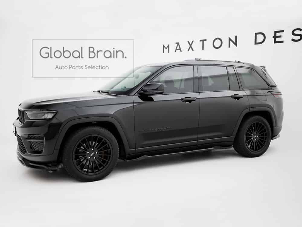 2022- グランドチェロキー リミテッド サイド スカート ディフューザー/ Jeep スプリッター ディフューザー エアロ パーツ カスタム チューン｜グローバルブレイン