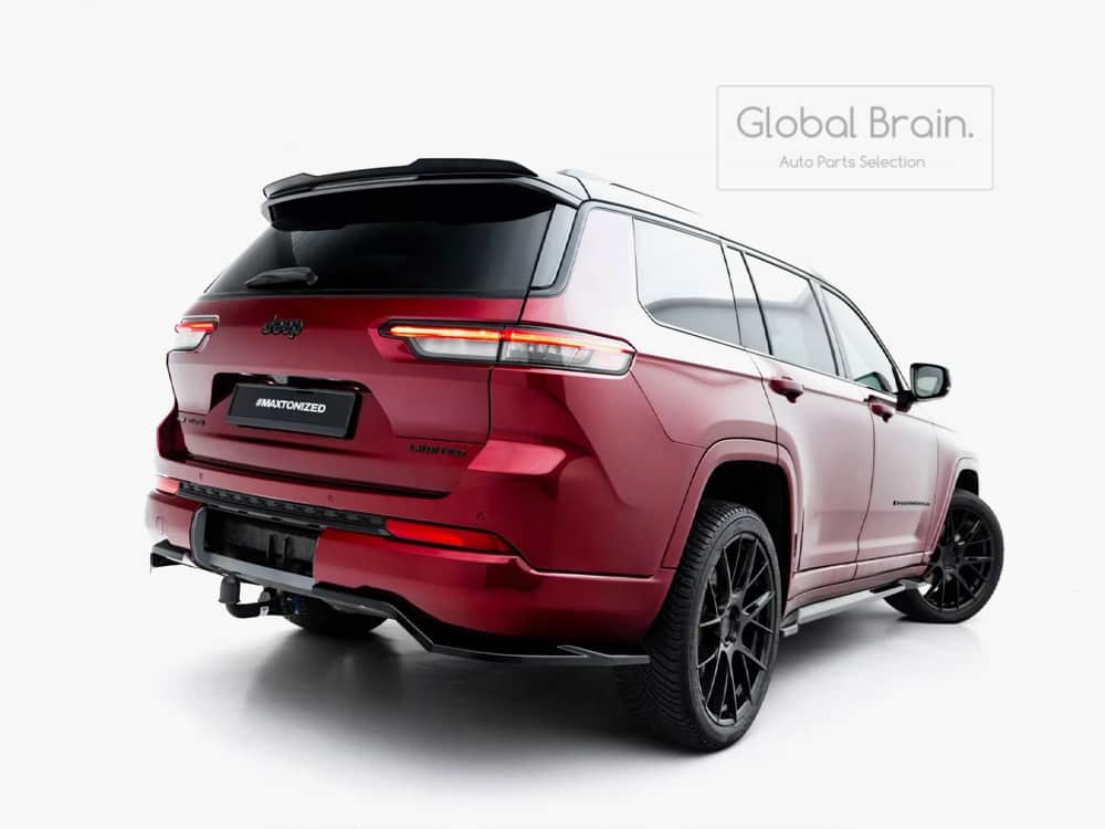 グランドチェロキー L リミテッド WL リア ディフューザー スポイラー/ Jeep スプリッター ディフューザー エアロ パーツ カスタム チューン｜グローバルブレイン