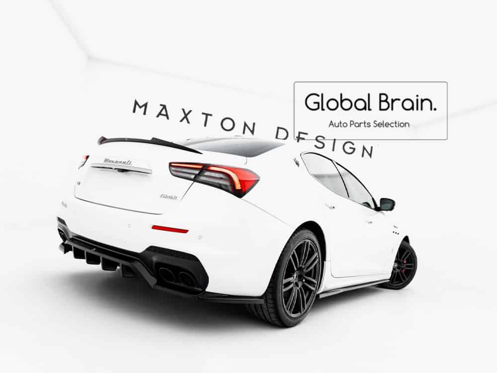 マセラティ ギブリ モデナ グランスポーツ 後期 リア ディフューザー スポイラー / Maserati スプリッター ディフューザー エアロ パーツ カスタム チューン｜グローバルブレイン