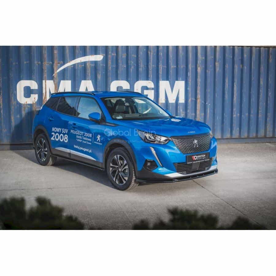 2020- プジョー 2008 サイド スカート ディフューザー/ Peugeot スプリッター ディフューザー エアロ パーツ カスタム チューン|グローバルブレイン