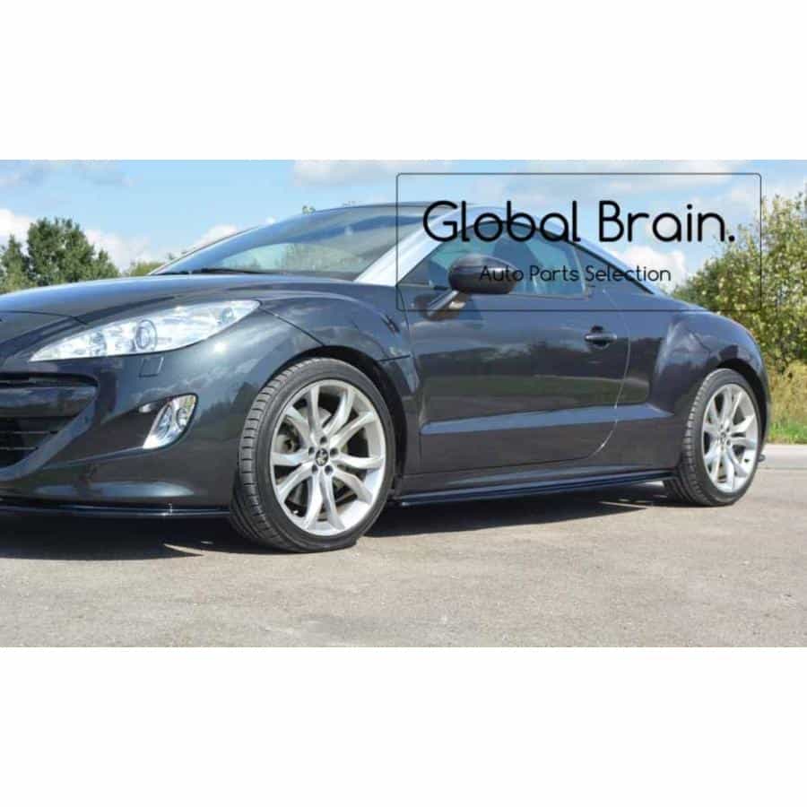 プジョー RCZ 前期 サイド スカート カバー スポイラー/ Peugeot スプリッター ディフューザー エアロ パーツ カスタム チューン|グローバルブレイン