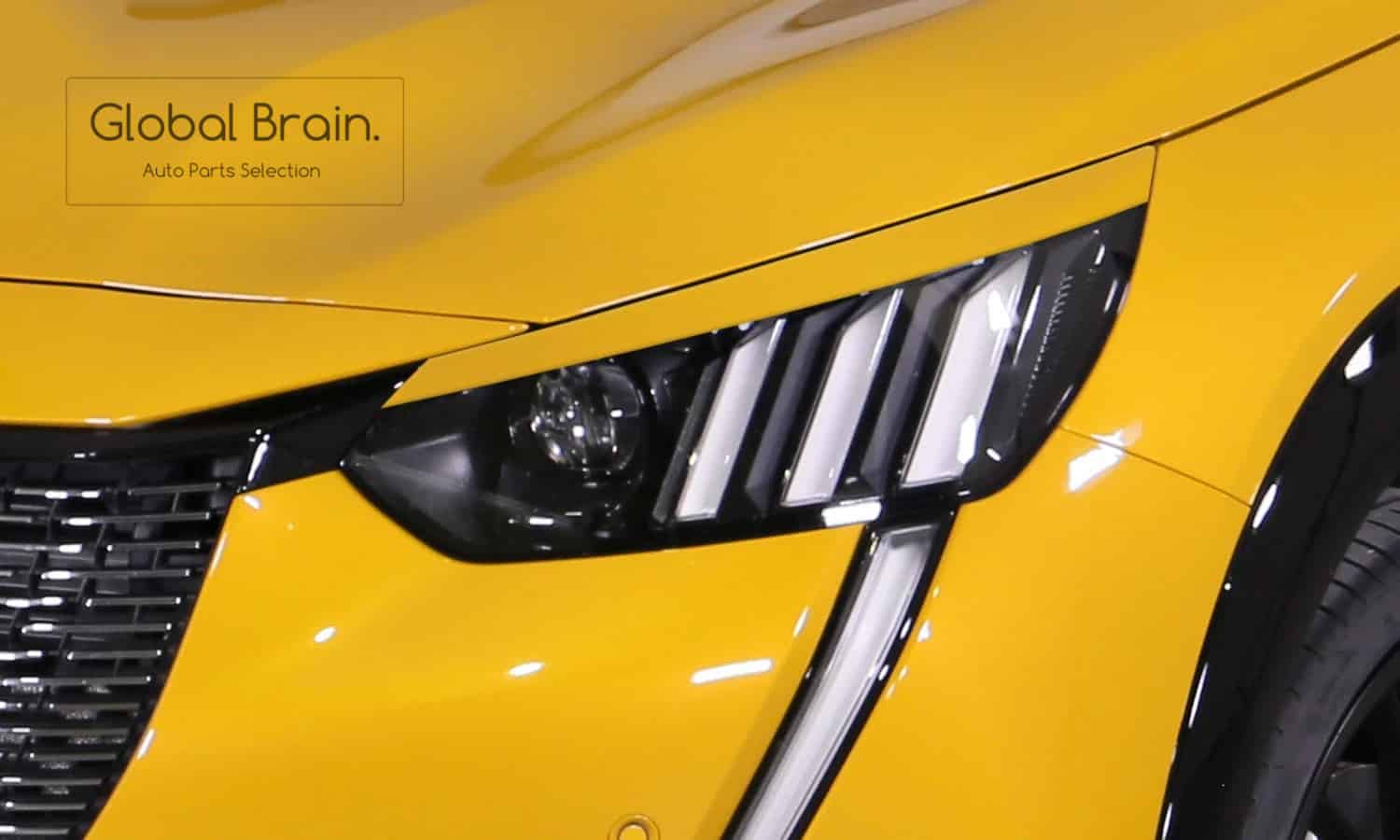 プジョー 208 P21 ヘッドライトカバー アイライン アイブロウ/ スプリッター ディフューザー エアロ パーツ RDX Race design｜グローバルブレイン