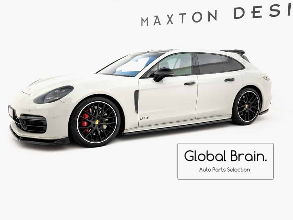 パナメーラ スポーツツーリスモ GTS 後期 サイド スカート ディフューザー/ Porsche スプリッター ディフューザー エアロ パーツ カスタム チューン｜グローバルブレイン 62,700円