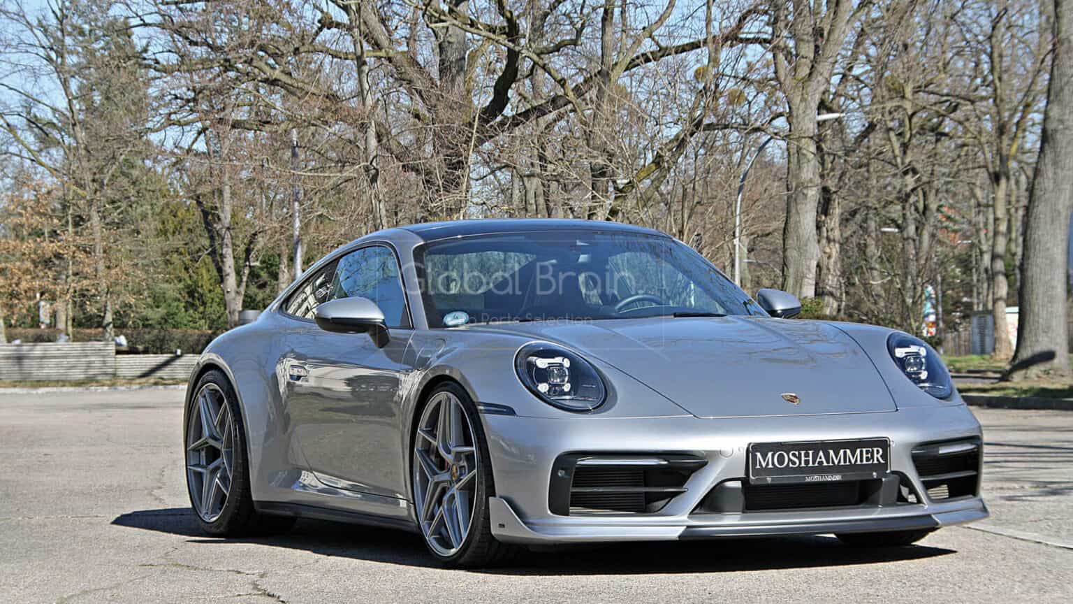ポルシェ 911 992.1 GTS フロント リップ スポイラー / フロント スプリッター ディフューザー フラップ|グローバルブレイン
