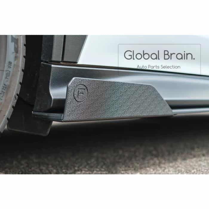 スバル WRX STI S4 VB - サイドスカート用 ウィングレット / スプリッター ディフューザー エアロ パーツ flow design|グローバルブレイン