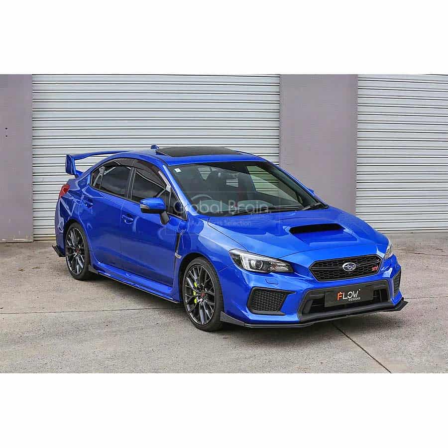 スバル WRX S4 VA / STI - フロント リップ スポイラー (ver1) / スプリッター ディフューザー エアロ パーツ flow design｜グローバルブレイン