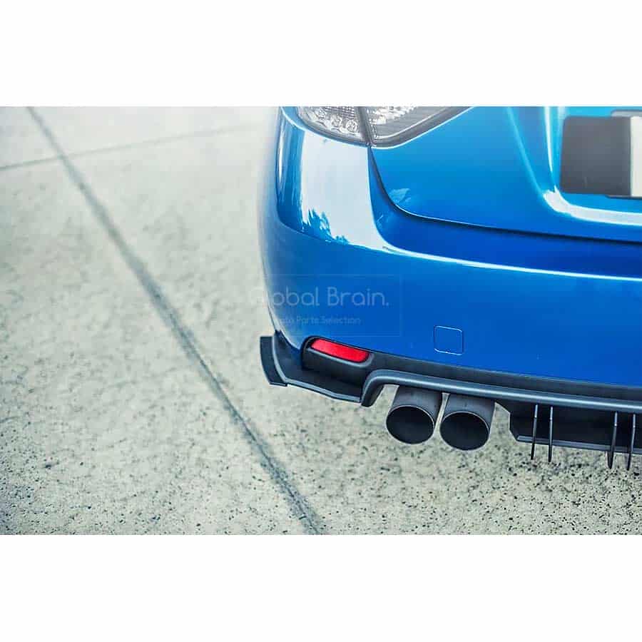 スバル WRX / STI ハッチバック 後期 - リア スプリッター スパッツ用 エクステンション / スプリッター ディフューザー エアロ パーツ flow design|グローバルブレイン