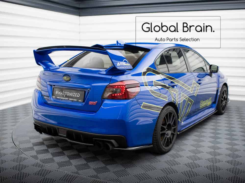 スバル WRX STI VAB リア サイド スプリッター V2/ SUBARU スプリッター ディフューザー エアロ パーツ カスタム チューン｜グローバルブレイン