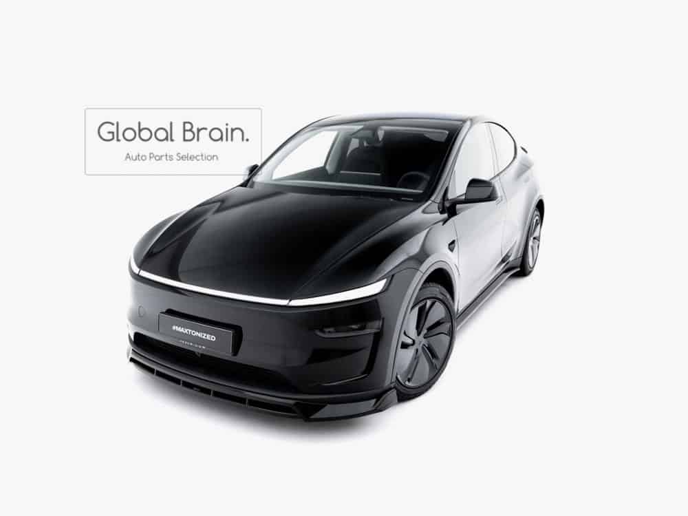 2025- テスラ モデルY フロント リップ スポイラー / TESLA スプリッター ディフューザー エアロ パーツ カスタム チューン｜グローバルブレイン 44,880円