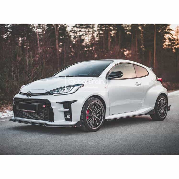 トヨタ GR Yaris ヤリス サイド スカート カバー スポイラー V2/ TOYOTA スプリッター ディフューザー エアロ パーツ カスタム チューン｜グローバルブレイン
