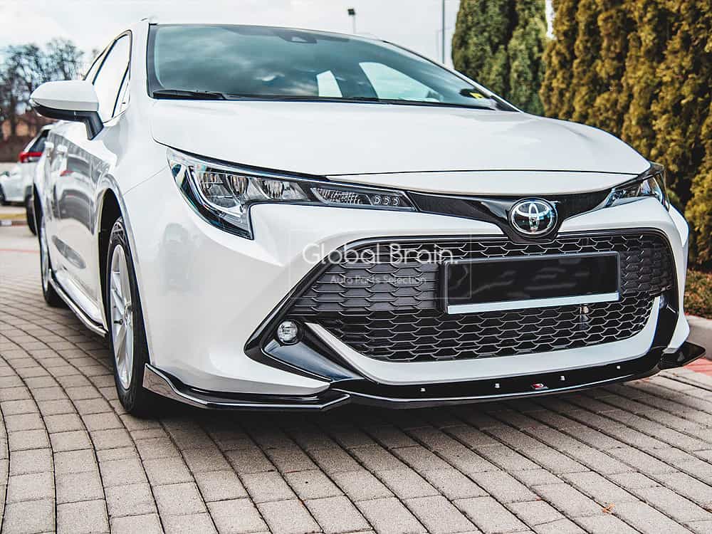 2019- トヨタ カローラ スポーツ 210系 フロント リップ スポイラー V.2 / TOYOTA スプリッター ディフューザー エアロ パーツ|グローバルブレイン