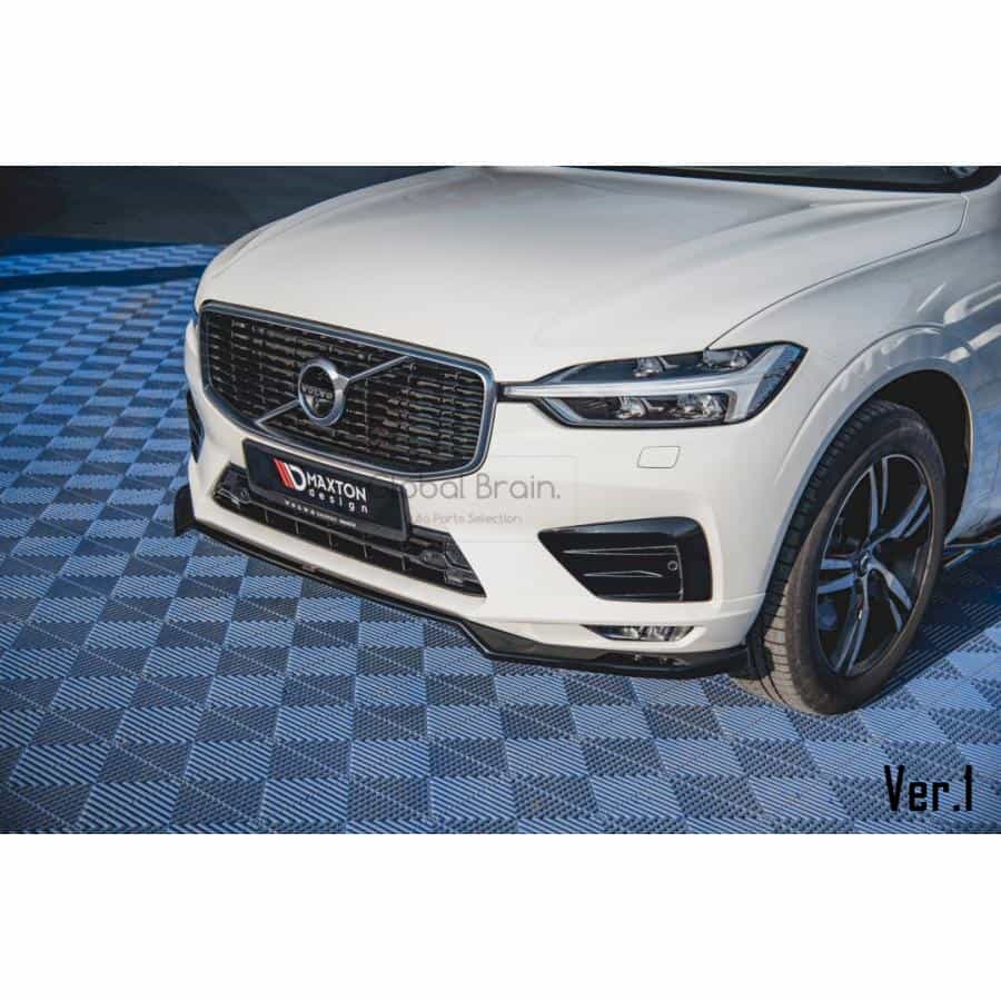 2017- ボルボ XC60 Rデザイン フロント リップ スポイラーV1 Volvo