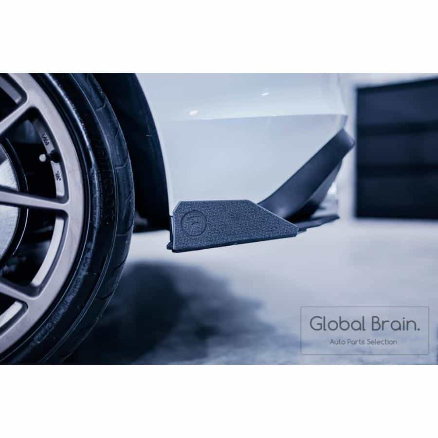 フォルクスワーゲン ゴルフ8 GTI - リア スプリッター用 ウィングレット / スプリッター ディフューザー エアロ パーツ flow design｜グローバルブレイン