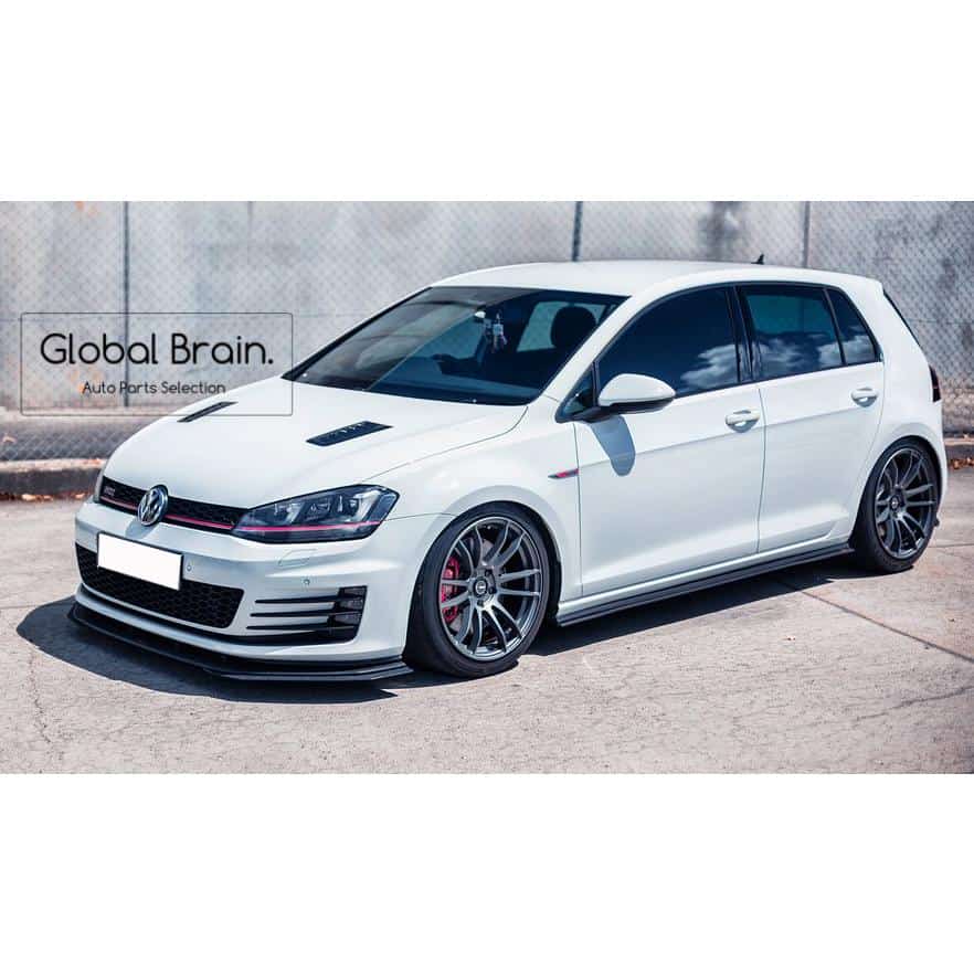 フォルクスワーゲン ゴルフ7 GTI - サイド スカート スポイラー / スプリッター ディフューザー エアロ パーツ flow design|グローバルブレイン