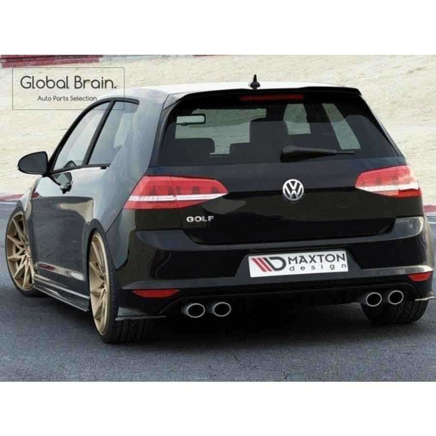 フォルクスワーゲン ゴルフ 7 R 前期 リア サイド スプリッター スパッツ/ VolksWagen スプリッター ディフューザー エアロ パーツ カスタム チューン｜グローバルブレイン