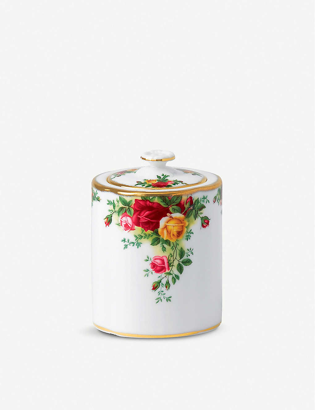 ROYAL ALBERT オールドカントリーローズ ティーキャディ 11cm Old Country Roses tea caddy 11cm