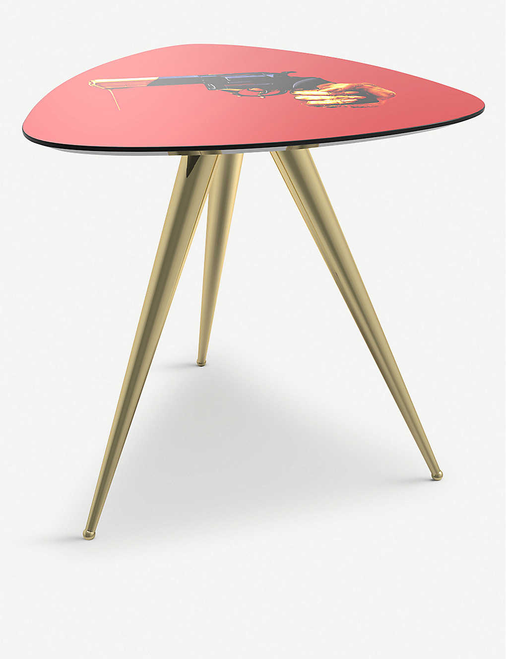 SELETTI リボルバー木製サイドテーブル 48cm Revolver wooden side table 48cm