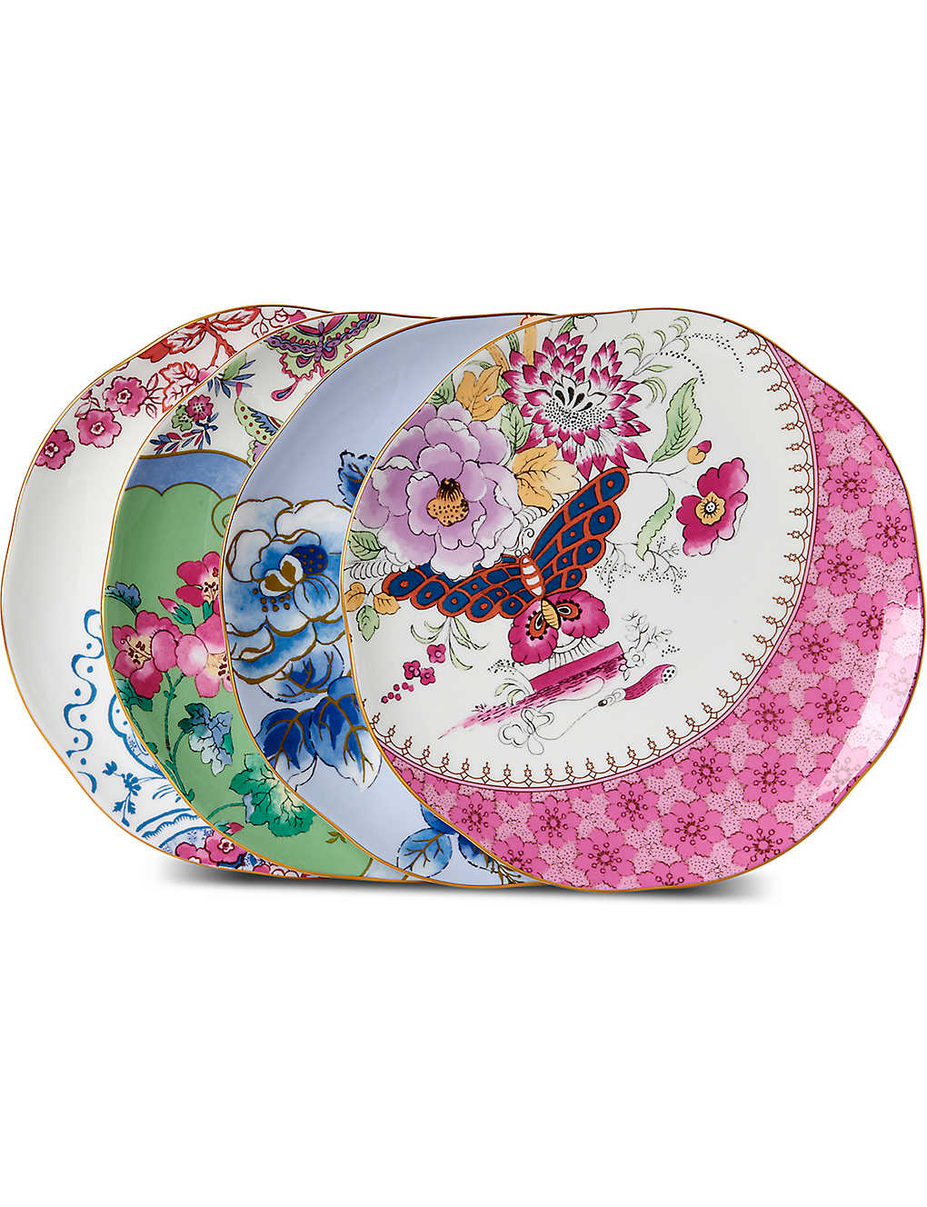 楽天市場】ウェッジウッド バタフライ ブルーム プレート 21cm 4枚(絵